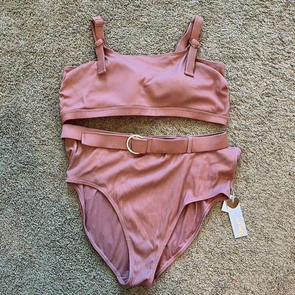 NEW Lysa Swim Swimwear Women's Plus 3X‎ 2 Piece Bikini Bralette Olivia Swimsuit - Picture 2 of 10